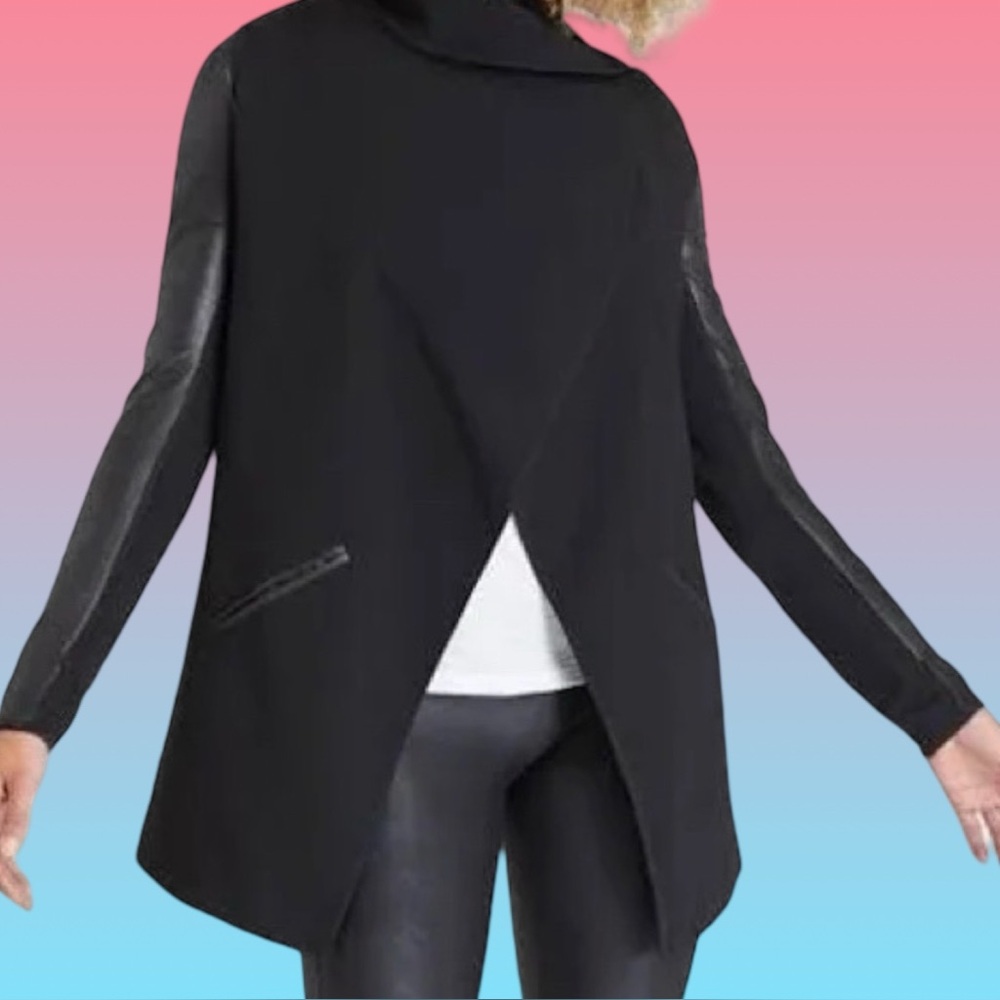 SPANX Covertible Drape Front Blazer - size medium